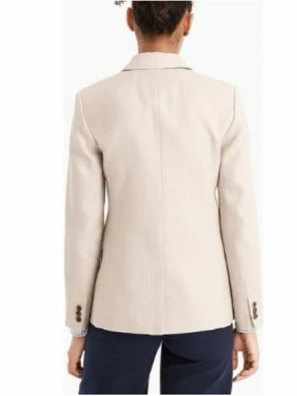 J. Crew Parke, Light Beige Linen Blazer.